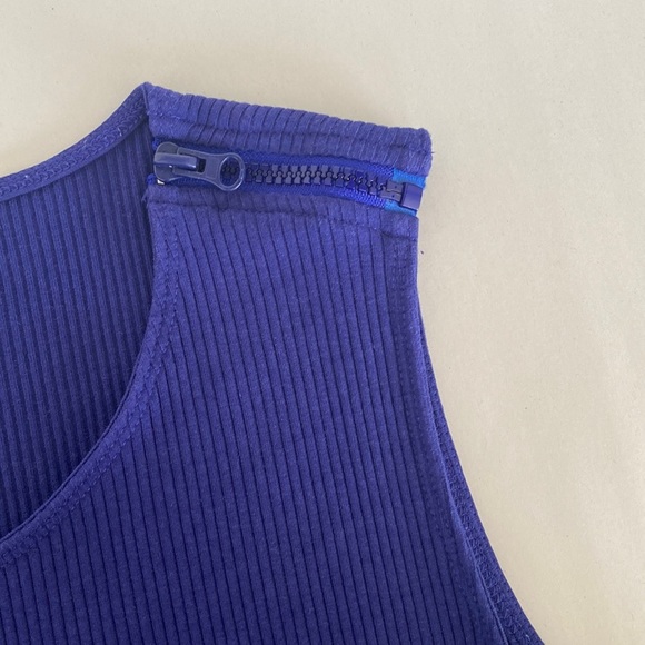 Terez Weekend Ribbed Tencel Wide-Leg Jumpsuit size M - Picture 8 of 9